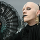 A participant of the annual Wave Gothic Festival, Friday, 25 May 2007 in Leipzig, Germany.